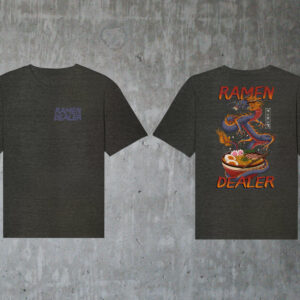 T-Shirt "Ramen Dragon" Purple on Dark