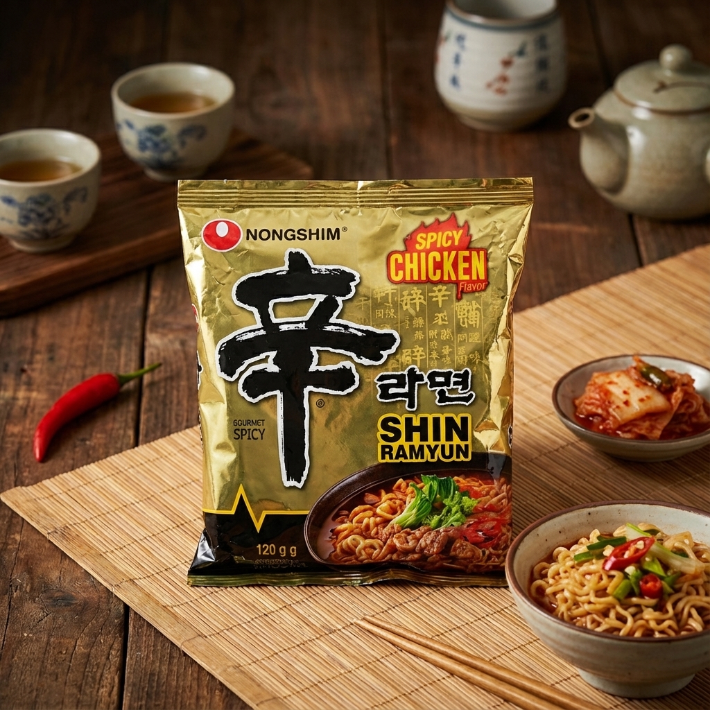 Nongshim Shin Ramyun Spicy Chicken 120g Ramendealer